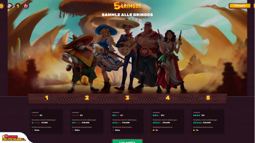 5 Gringos Casino vip program