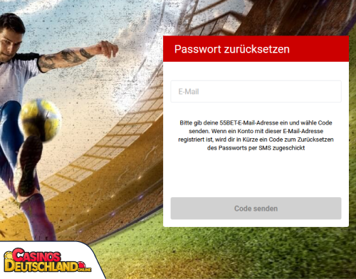 55Bet Casino Problem beim Einloggen
