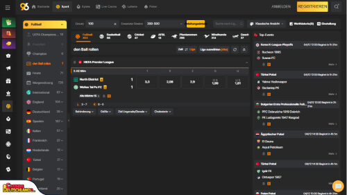 96.com Casino Sport