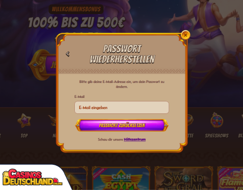 AbuKing Casino Problem beim Einloggen