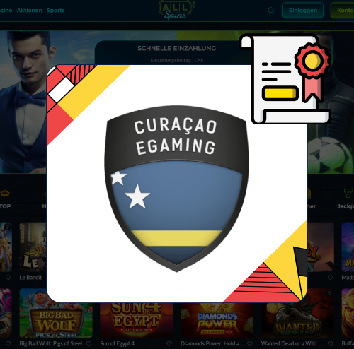 AllSpins Casino Lizenz