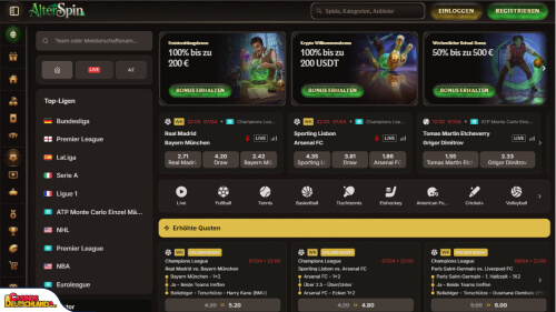 AlterSpin Casino Sport