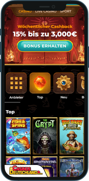 AmunRa Casino Mobile app