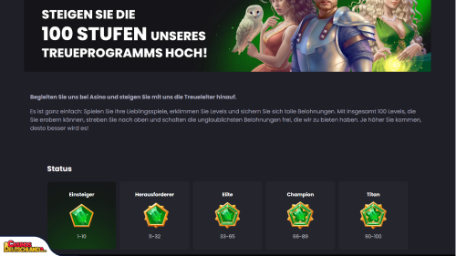 Asino Casino Vip program