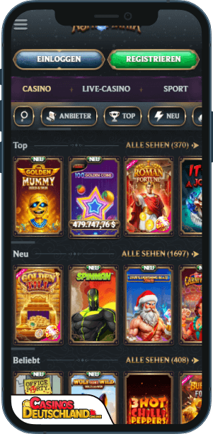 AstroMania Casino Mobile app
