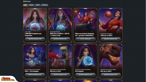 AstroMania Casino bonus