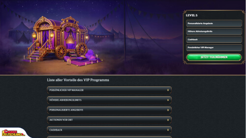 AstroMania Casino vip program