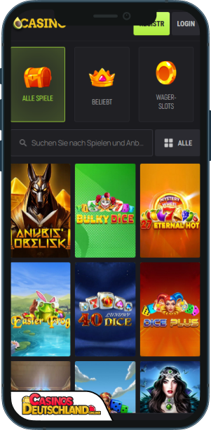 Avocasino Casino Mobile app