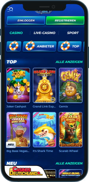 BassBet Casino Mobile app