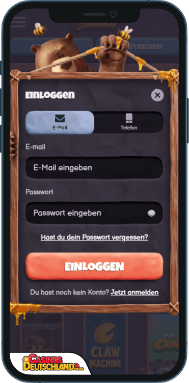 Bearo Casino Anmeldung
