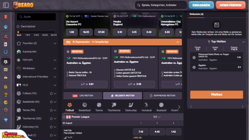 Bearo Casino Sport