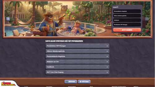 Bearo Casino Vip program