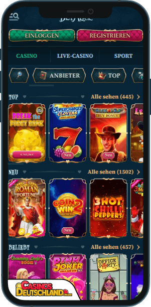 BetAlice Casino Mobile app