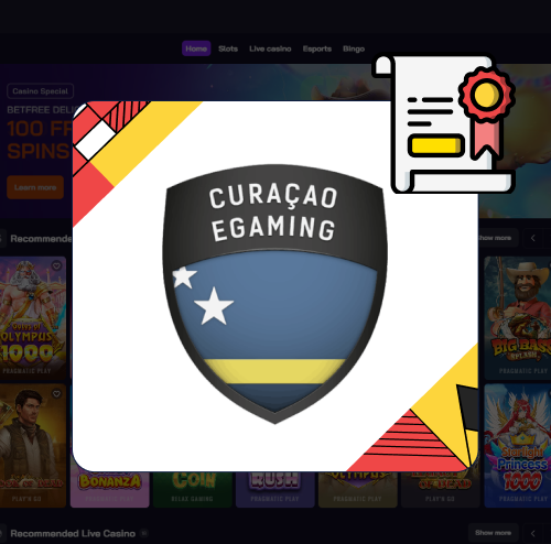BetFree Casino Lizenz