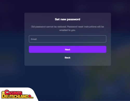 BetFree Casino Problem beim Einloggen