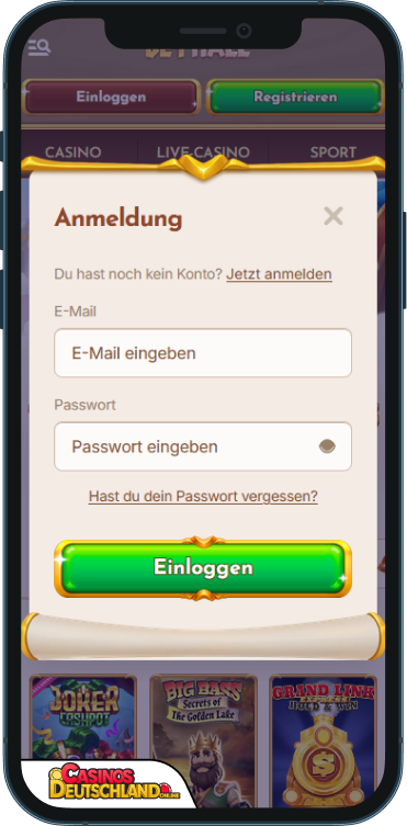 BetHall Casino Anmeldung