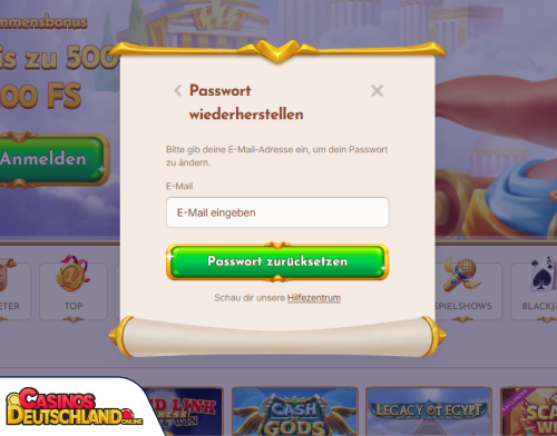 BetHall Casino Problem beim Einloggen