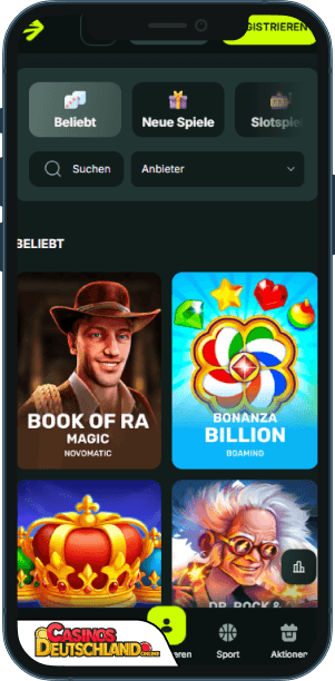 BetNjet Casino Mobile app