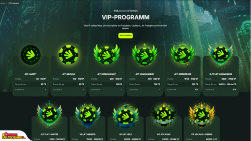 BetNjet Casino vip program
