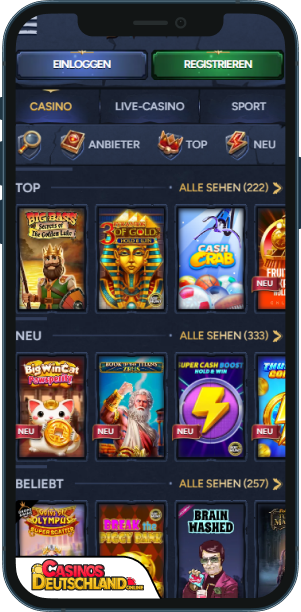 BetWarts Casino Mobile app