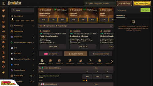 BetWest Casino Sport