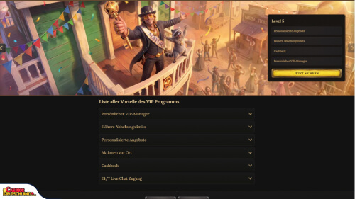 BetWest Casino vip program