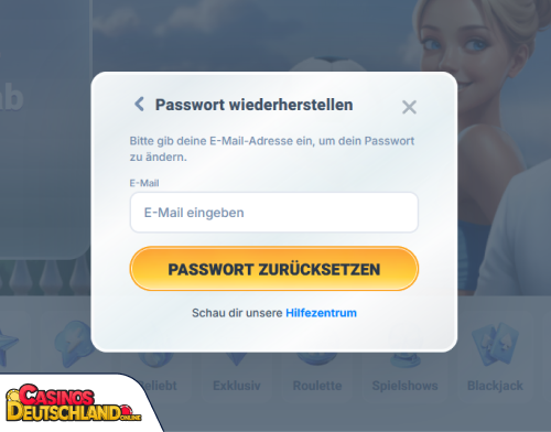Beteum Casino Problem beim Einloggen