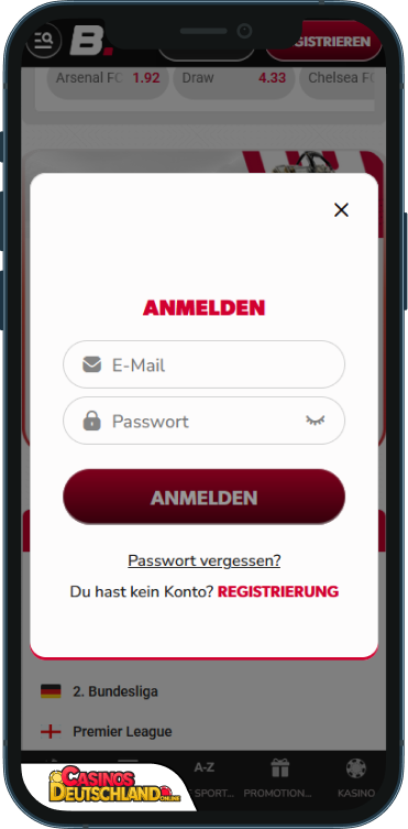 Betista Casino Anmeldung