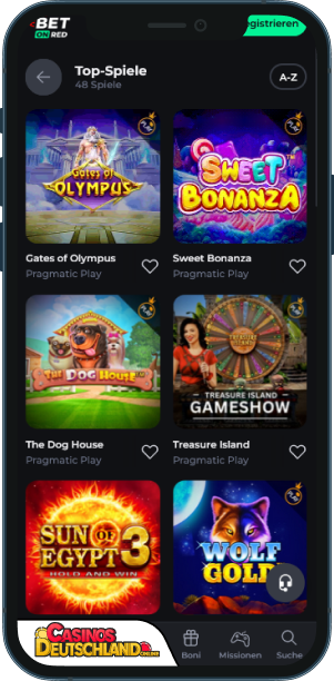 BetonRed Casino Mobile app