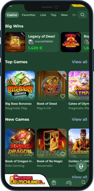 Betsixty Casino Mobile app
