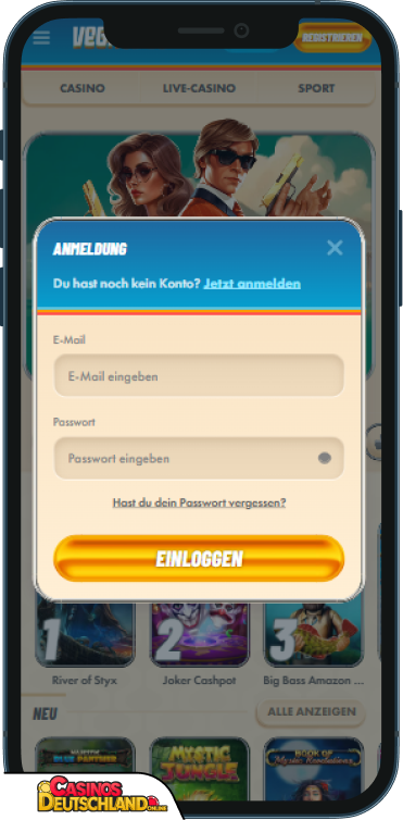Billy Bets Casino Anmeldung