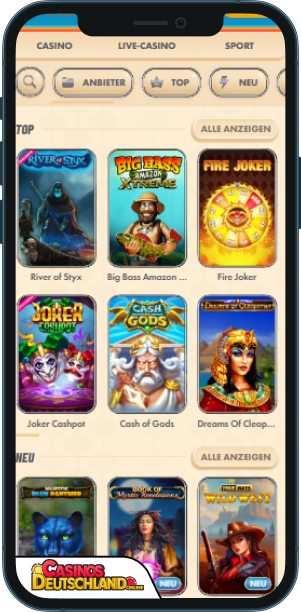 Billy Bets Casino Mobile app