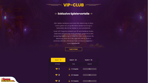 Bizzo Casino vip program