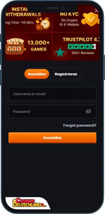 Blaze Spins Casino Anmeldung