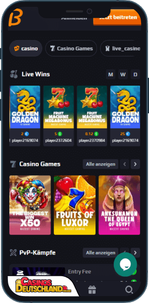 Blaze Spins Casino Mobile app