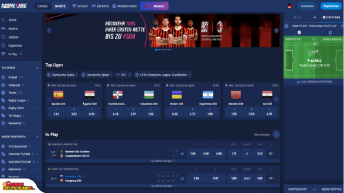 BoomerangBet Casino Sport