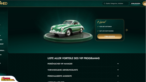 Cashed Casino vip program