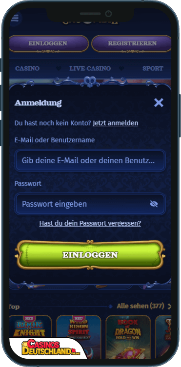 Casombie Casino Anmeldung