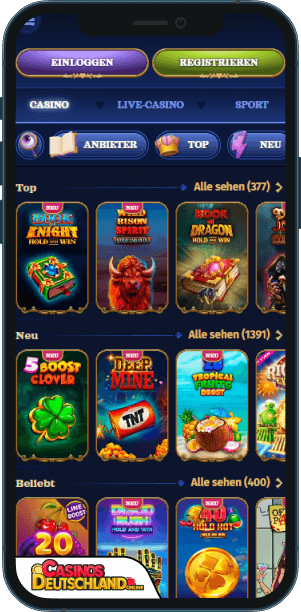 Casombie Casino Mobile app