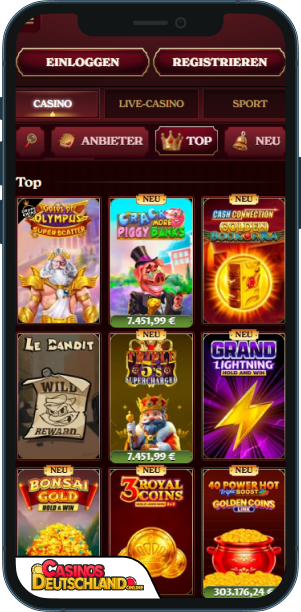 Casoola Casino Mobile app