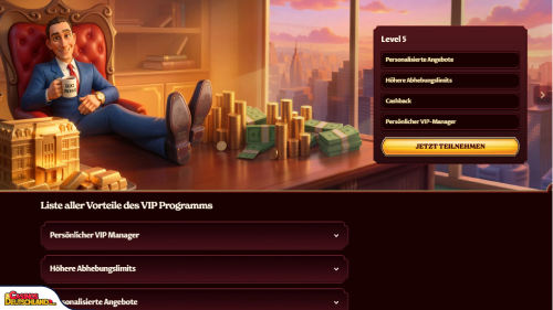 Casoola Casino Vip program