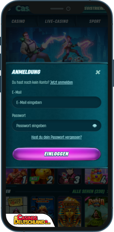 Caspero Casino Anmeldung