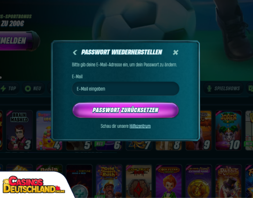 Caspero Casino Problem beim Einloggen