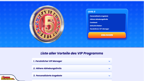 Cawino Casino Vip program