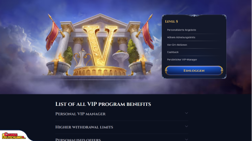 Cazeus Casino vip program
