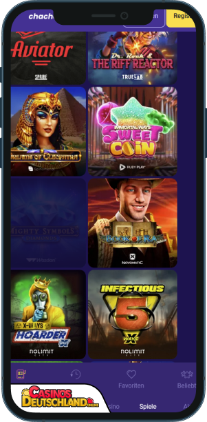 ChachaBet Casino Mobile app