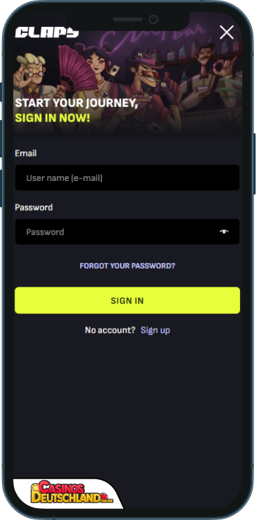 Claps Casino Anmeldung