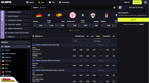 Claps Casino Sport
