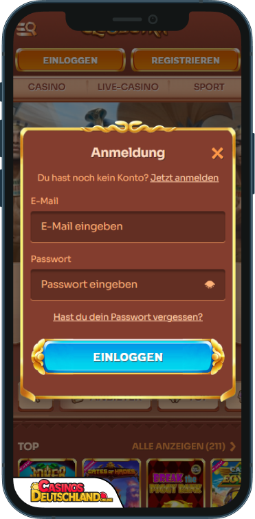 CleoBetra Casino Anmeldung