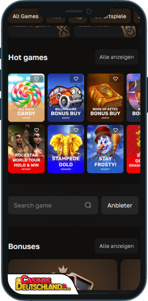 CrownGold Casino Mobile app